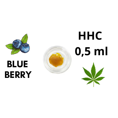 HHC-BLUE BERRY | Glastiegel | 0,5 ml